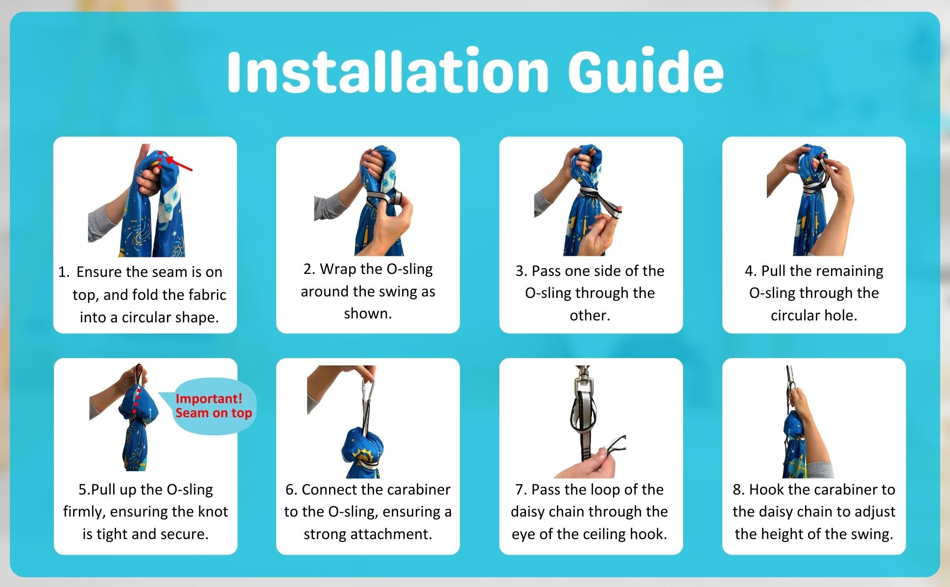 instructions for sensory  therapy swing