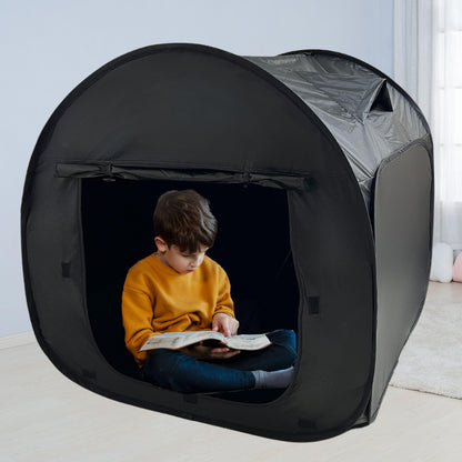 Upgraded Sensory Tent for Kids 35x35x35in- CPC Certified, Blackout Calm Corner for Children with Autism, ADHD, SPD