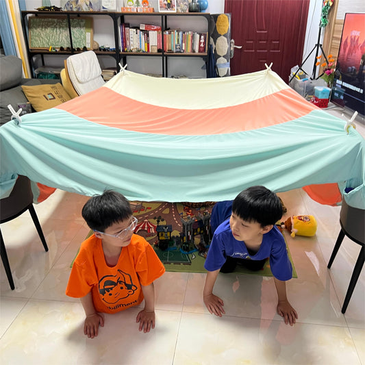 Blanket Fort Building Kit for Kids - Large Lightweight Blanket and Clips with CPC Certification