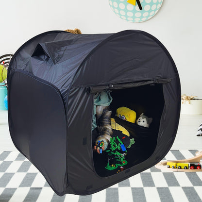 Upgraded Sensory Tent for Kids 35x35x35in- CPC Certified, Blackout Calm Corner for Children with Autism, ADHD, SPD